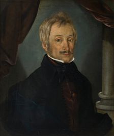 Portrait of Antoni Nowina Krasuski, c1850. Creator: Guerard de Frainse