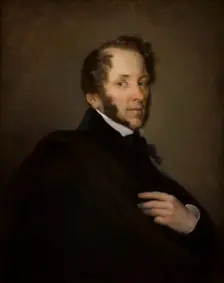 Portrait of Antoni Wentzel, c1839. Creator: Rafal Hadziewicz