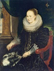 Portrait of Antonia Canis, 1624. Creator: Cornelis de Vos