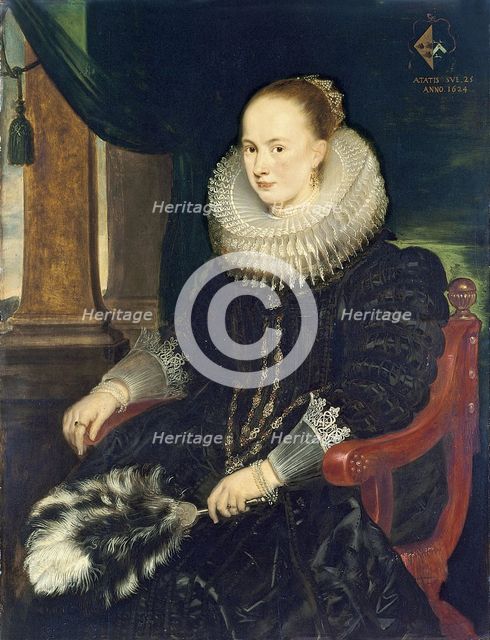 Portrait of Antonia Canis. Artist: Vos, Cornelis de (1584-1651)