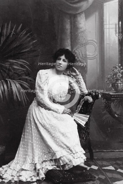 Portrait of Antonina Dronk, c1900-c1908. Artist: Unknown