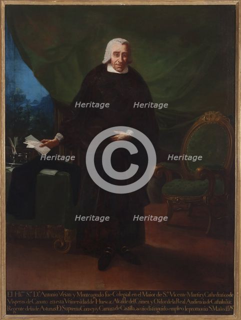 Portrait of Antonio Veyán y Monteagudo, 1782. Creator: Goya, Francisco, de (1746-1828).