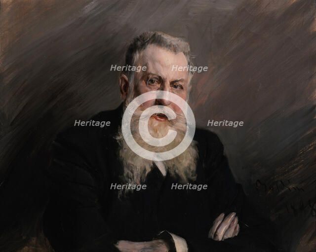 Portrait of Antonio Starabba, Marchese di Rudinì (1839-1908), 1898. Creator: Boldini, Giovanni (1842-1931).