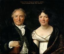Portrait of Antoine und Angélique Mongez, 1812. Creator: David, Jacques Louis (1748-1825)