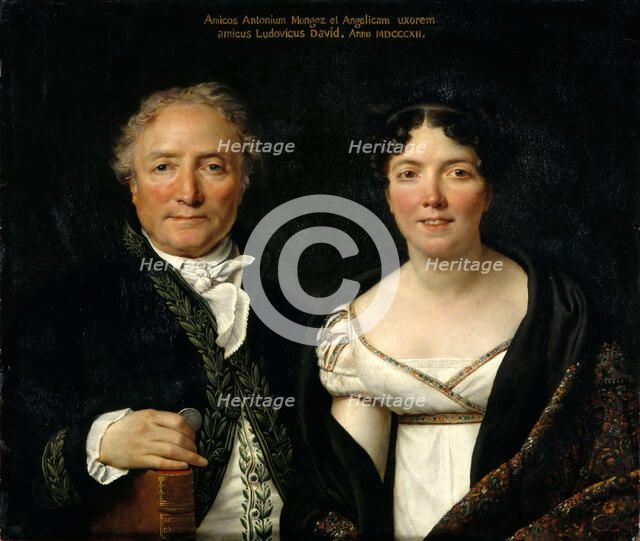 Portrait of Antoine und Angélique Mongez, 1812. Creator: David, Jacques Louis (1748-1825).