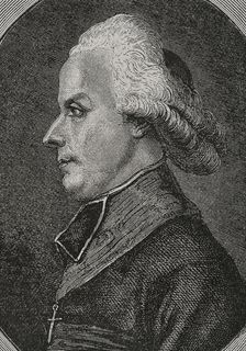 Portrait of Antoine-Adrien Lamourette (1742-1794), French priest and politician, 1876. Creator: Pannemaker