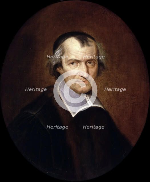 Portrait of Antoine Arnauld (1612-1694). Artist: Champaigne, Jean-Baptiste de (1631-1681)