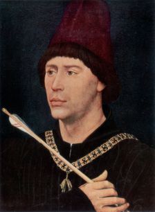 Portrait of Antoine, Bastard of Burgundy c1456, (1927). Artist: Rogier Van der Weyden