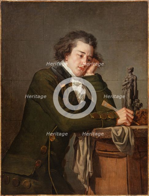 Portrait of Antoine-Denis Chaudet (1763-1810), 1788. Creator: Desmarais, Jean-Baptiste Frédéric (1756-1813).