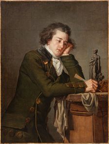 Portrait of Antoine-Denis Chaudet (1763-1810), 1788. Creator: Desmarais, Jean-Baptiste Frédéric (1756-1813)