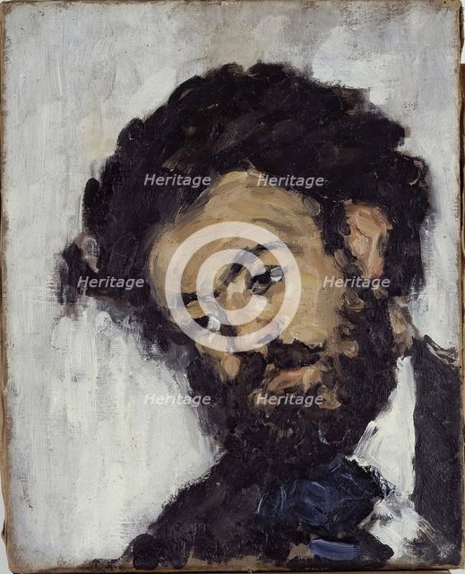 Portrait of Antoine-Fortuné Marion, c1871. Creator: Paul Cezanne.