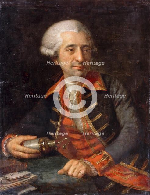 Portrait of Antoine-Laurent Lavoisier (1743-1794). Artist: Brossard de Beaulieu, Geneviève (1755-1835)