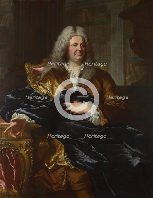 Portrait of Antoine Pâris, 1724. Artist: Rigaud, Hyacinthe François Honoré (1659-1743)