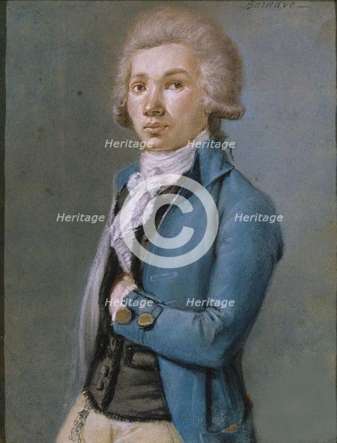 Portrait of Antoine-Pierre-Joseph-Marie Barnave (1761-1793), Late 18th cent..