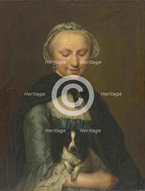 Portrait of Antoinette Métayer, Oldest Sister of Louis Métayer, c.1759. Creator: George van der Myn.