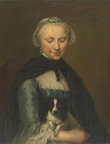 Portrait of Antoinette Métayer, Oldest Sister of Louis Métayer, c.1759. Creator: George van der Myn