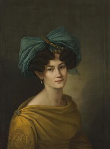 Portrait of Anastasia Vadkovskaya, 1828. Creator: Ivan Shevtzov