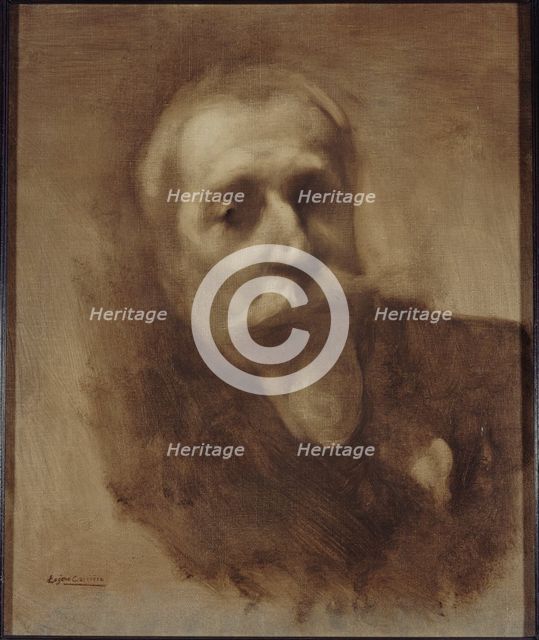 Portrait of Anatole France (1844-1924), writer, c1900. Creator: Eugene Carriere.