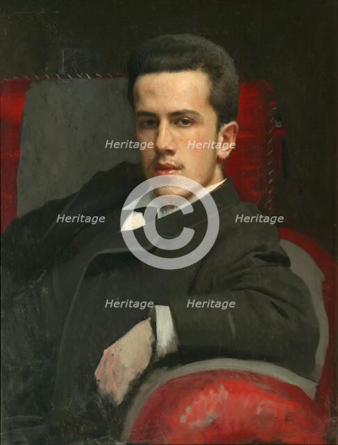 Portrait of Anatoly Kramskoy, the Artist's Son, 1882. Artist: Kramskoi, Ivan Nikolayevich (1837-1887)