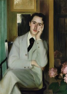 Portrait of André Gide (1869–1951) at the Age of 21, c1890. Creator: Blanche, Jacques-Émile (1861-1942)