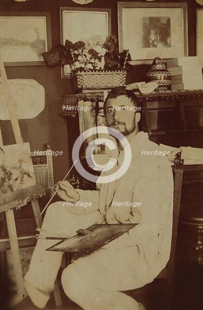 Portrait of André Devambez (1877-1944), 1900s-1910s. Creator: Anonymous.