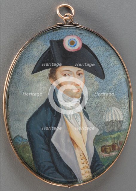 Portrait of André-Jacques Garnerin (1769-1823), Late 18th cent..