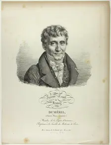 Portrait of André-Marie-Constant Duméril, 1822. Creator: Julien Leopold Boilly