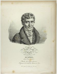 Portrait of André-Marie-Constant Duméril, 1822. Creator: Julien Leopold Boilly