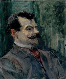 Portrait of André Rivoire (1872-1930). Artist: Toulouse-Lautrec, Henri, de (1864-1901)