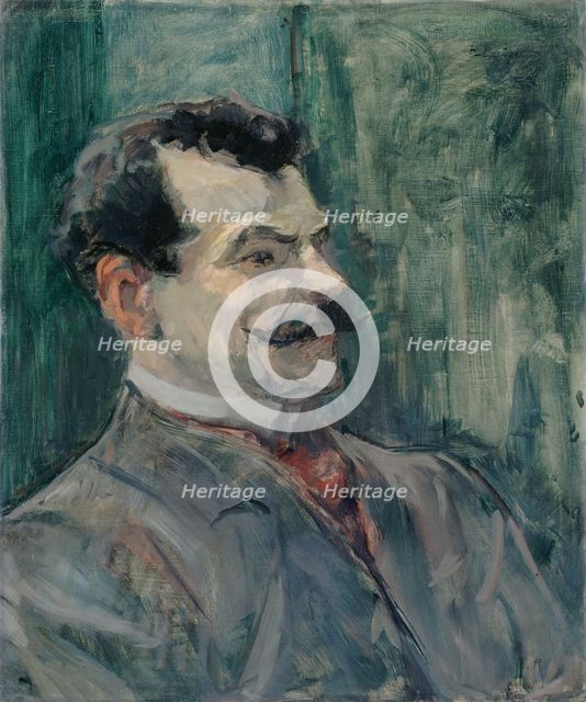 Portrait of André Rivoire, ca 1901. Creator: Toulouse-Lautrec, Henri, de (1864-1901).