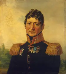 Portrait of Andrey A. Zass (1776-1830) (2nd), 1824. Creator: Workshop of George Dawe
