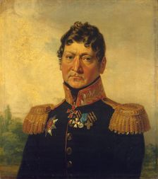 Portrait of Andrey A. Zass (1776-1830) (2nd), 1824. Creator: Workshop of George Dawe