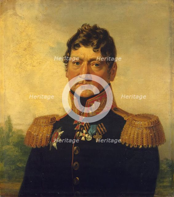 Portrait of Andrey A. Zass (1776-1830) (2nd), 1824. Creator: Workshop of George Dawe.
