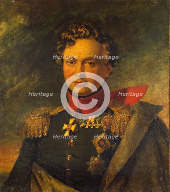 Portrait of Andrey I. Gorchakov (1779-1855), 1822. Creator: George Dawe.