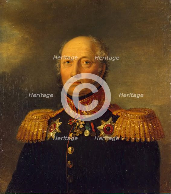 Portrait of Andrey S. Umanets (1762 - after 1828), 1823. Creator: Workshop of George Dawe.