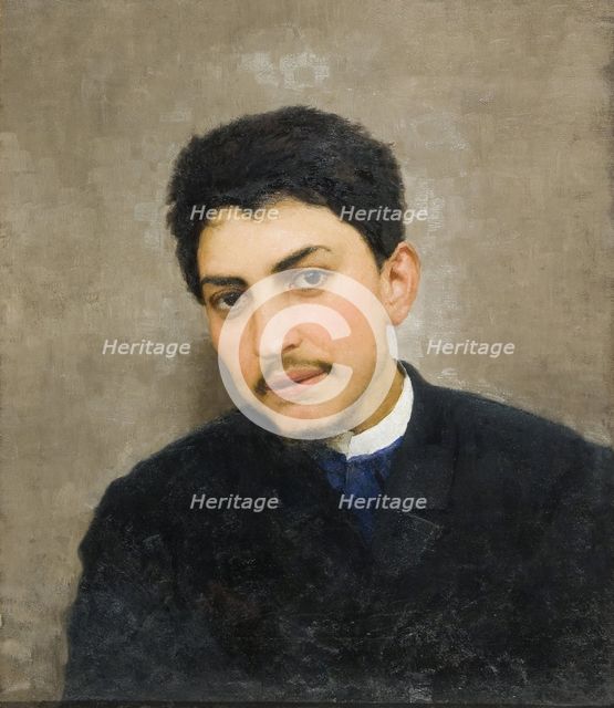 Portrait of Andrey Savvich Mamontov (1869-1891), End of 1880s.