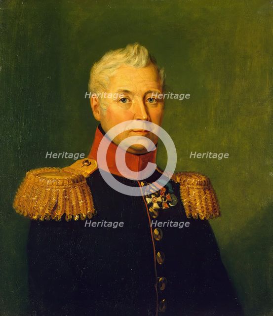 Portrait of Andrey T. Maslov (1770-1828), 1824. Creator: Workshop of George Dawe.
