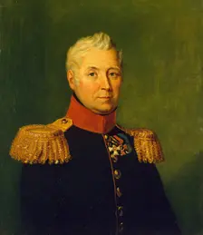 Portrait of Andrey T. Maslov (1770-1828), 1824. Creator: Workshop of George Dawe