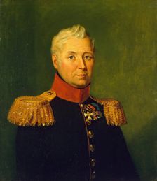 Portrait of Andrey T. Maslov (1770-1828), 1824. Creator: Workshop of George Dawe