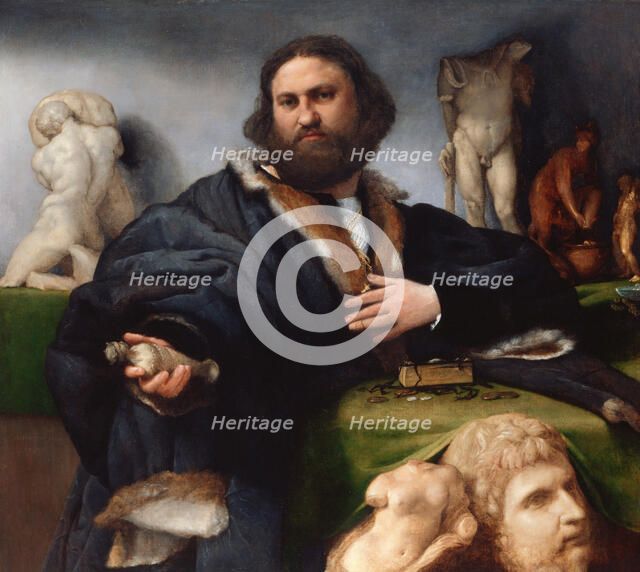 Portrait of Andrea Odoni (1488-1545), 1527. Creator: Lotto, Lorenzo (1480-1556).
