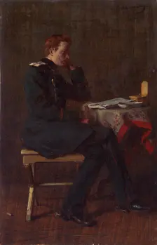 Portrait of Andrei Igelström, 1882. Creator: Kirill Lemokh