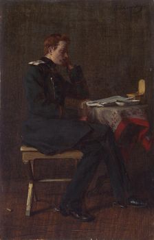 Portrait of Andrei Igelström, 1882. Creator: Kirill Lemokh