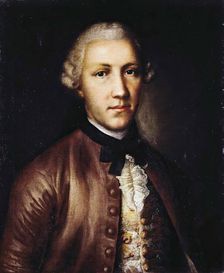 Portrait of Andrei Vasilyev, 1760. Creator: Mina Kolokolnikov