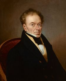 Portrait of Andrzej Cetner, 1838. Creator: Martin Jablonski
