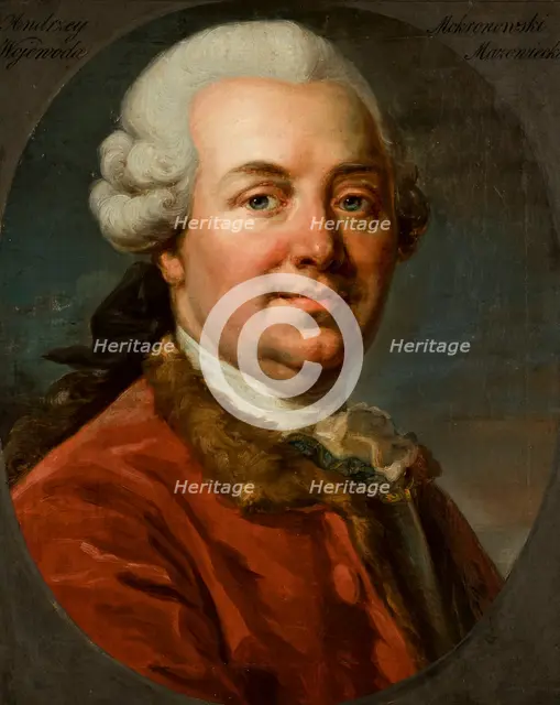 Portrait of Andrzej Mokronowski, c1850, between 1760-1770. Creator: Unknown.