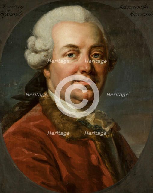 Portrait of Andrzej Mokronowski, c1850, between 1760-1770. Creator: Unknown.