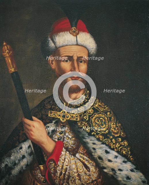 Portrait of Andrzej Potocki (1630-1691), Field Crown Hetman, 1670s. Artist: Austrian master (active ca. 1440-1450)