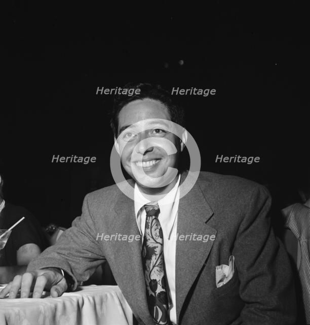 Portrait of Andy Russell, Eddie Condon's, New York, N.Y., ca. Aug. 1947. Creator: William Paul Gottlieb.