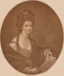 Portrait of Angelica Kauffman c1777 (1904). Artist: Francesco Bartolozzi