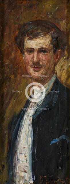 Portrait of Angelo Dall'Oca Bianca, 1887. Creator: Favretto, Giacomo (1849-1887).